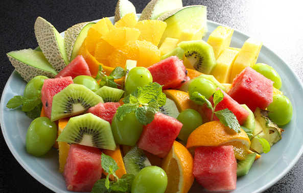 フルーツの盛り合わせ